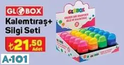 GLOBOX KALEMTIRAŞ+SİLGİ SETİ GLOBOX KALEMTIRAŞ+SİLGİ SETİ